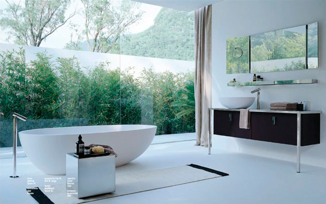 Encimeras Corian, lavabos a medida, platos de ducha | Baños de autor