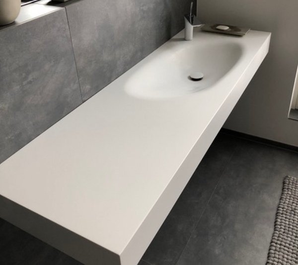 Lavabo de diseño Corian® a Medida 1 Seno SPRINGFIELD