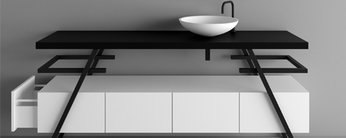 Encimeras Corian, lavabos a medida, platos de ducha | Baños de autor