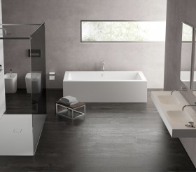 Bañera Exenta MADRID Solid Surface Hi-Macs®