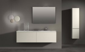 Mueble de MDF a Medida con 2 Cajones Consecutivos + 1 Lavabo de diseño Corian® 722