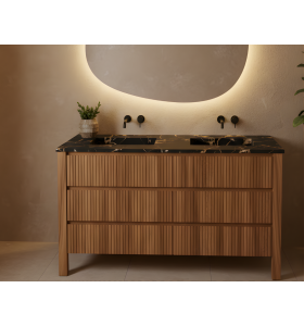 MUEBLE DE BAÑO DE PINO NATURAL 6 CAJONES | 555