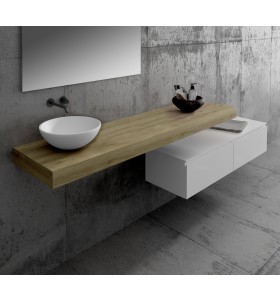 ENCIMERA DE MADERA ROBLE MACIZO MORNING MIST