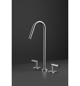 Monomando Lavabo Acero Inox 1006 Altura 25 cm