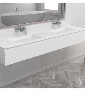 PROMOCIÓN Mueble de MDF + Doble Lavabo Corian®