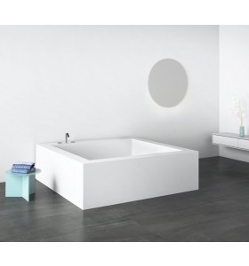 Bañera de Corian® Cuadrada Jolie (140 x 140cm)