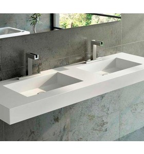 DOBLE LAVABO DE CORIAN® SQUARE