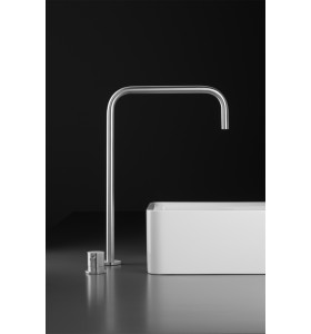 Monomando Lavabo Acero Inox 958  Altura 35 / 40 cm