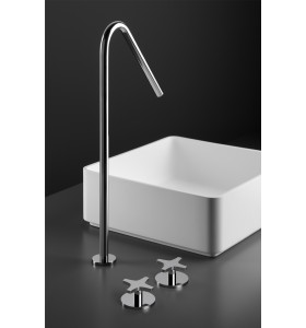 Monomando Lavabo Acero Inox 989