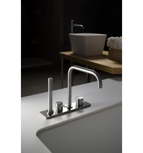 Monomando Lavabo Acero Inox 982 Altura 25 cm