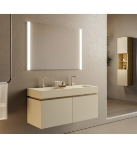 Mueble Suspendido MDF + Encimera de Hi-Macs® | 25024