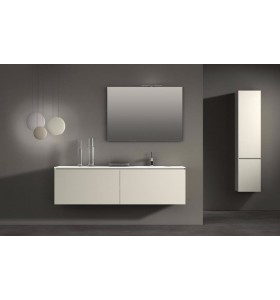 Mueble de MDF a Medida con 2 Cajones Consecutivos + 1 Lavabo de diseño Corian® 722