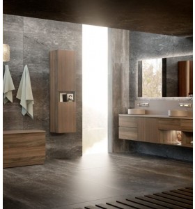 Mueble Baño Moderno Nogal Americano 714 