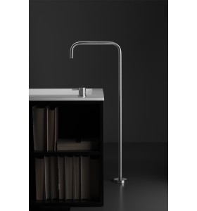 Caño Bañera Acero Inox  a suelo 961 86 cm Altura