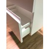 Mueble MDF de 2 Cajones + 1 Lavabo de Resina Desplazado Cajones