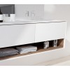 Mueble de MDF a Medida con 3 Cajones + 1 Lavabo desplazado de diseño Corian®506
