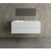 Mueble MDF de 2 Cajones + 1 Lavabo Resina Desplazado Principal