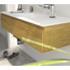 Mueble Roble Macizo con lavabo Corian Detalle