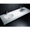 DOBLE LAVABO DE CORIAN® OVAL