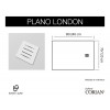 Planta medidas London