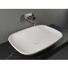 Lavabo de diseño Krion a Medida 1 Seno Stone Square Top Detalle