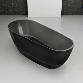 Bañera Belinda Dark Smoked Exenta Traslúcida 