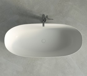 Bañera Exenta CARMEN Solid Surface 150cm x 70cm