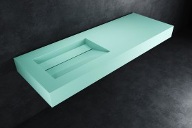 HI-MACS® Lavabo de Color Emerald a Medida 1 Seno Alabama