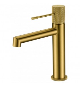 Grifo lavabo color Oro cepillado Line | 1001