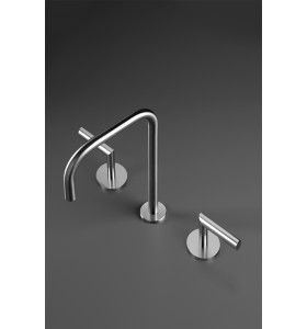 Monomando Lavabo Acero Inox 998 Altura 25 cm