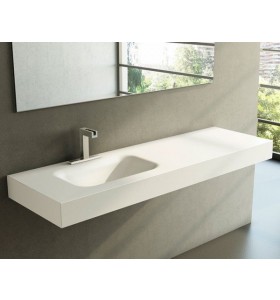 Lavabo Solid Surface KRION + Módulo MDF 1 Cajón | 491