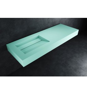 HI-MACS® Lavabo de Color Emerald a Medida 1 Seno Alabama