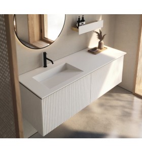 Mueble Suspendido MDF 3D + Encimera de Corian® | 25023