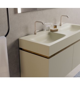 Mueble Suspendido MDF + Encimera de Hi-Macs® | 25024