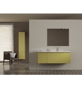 Mueble de MDF a Medida con 2 cajones  + 1 Lavabo de diseño Corian® 566