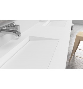 PROMOCIÓN Mueble de MDF + Doble Lavabo Corian®