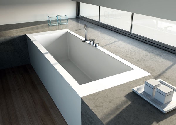 Corian One Bañera Lateral