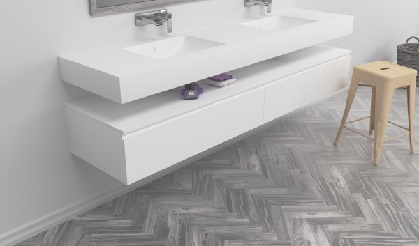 mueble suspendido Ejemplo