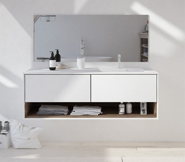 saldar bruja fascismo Mueble Baño Corian a medida con Lavabo de diseño 506 | Baños de autor