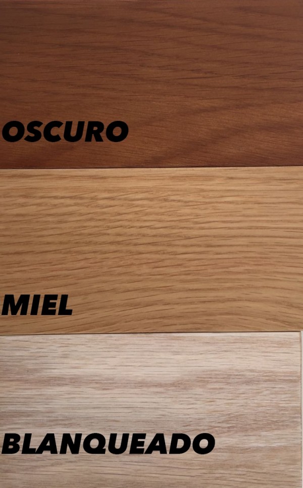 Módulo Suspendido MDF con 4 Cajones Roble