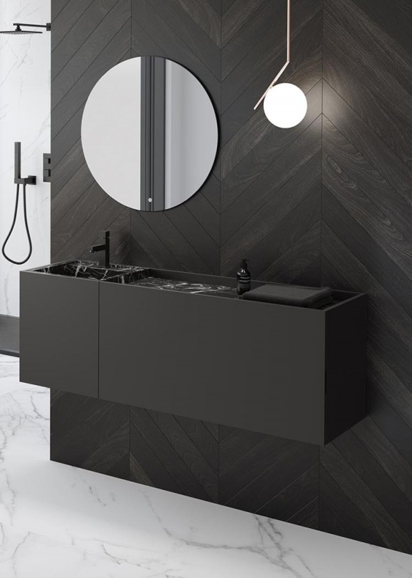 Mueble Baño a Medida Altea + 1 Lavabo de diseño Mármol 569 | Baños de autor