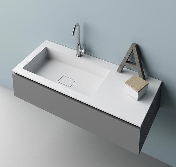 Mueble de baño DENIA con lavabo sobre mueble (redondo)