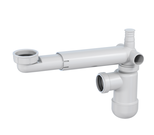 Conjunto 4013 | Módulo MDF con 2 Cajones + 1 Lavabo Desplazado de SOLID COAT Válvula