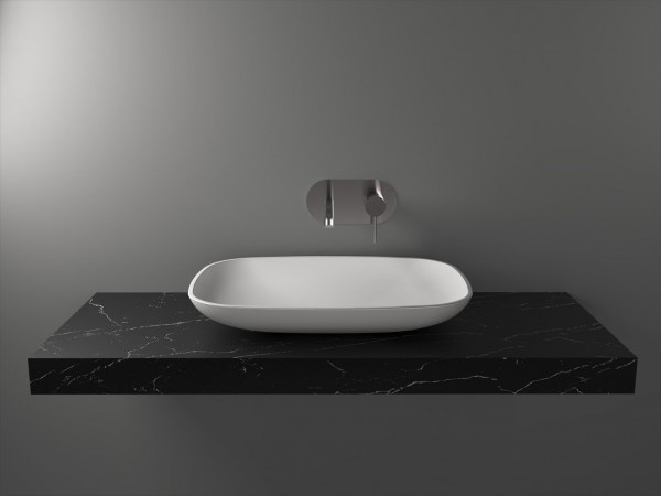 Lavabo de diseño Krion a Medida 1 Seno Stone Square Top Principal