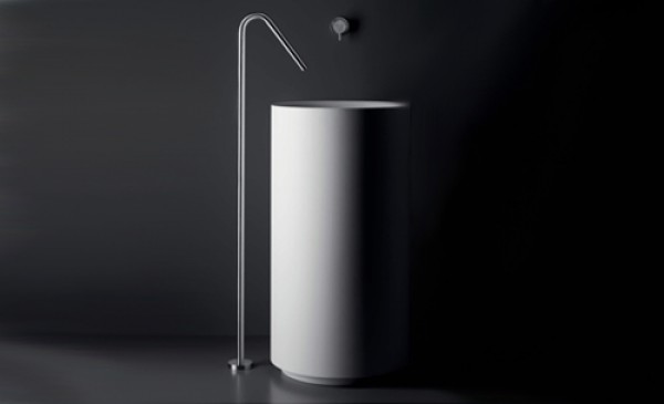 Lavabo Solid Surface lateral Nikos 