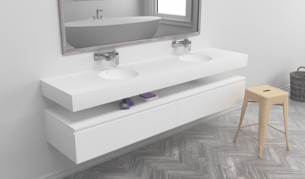 lavabo.doble.corian.red