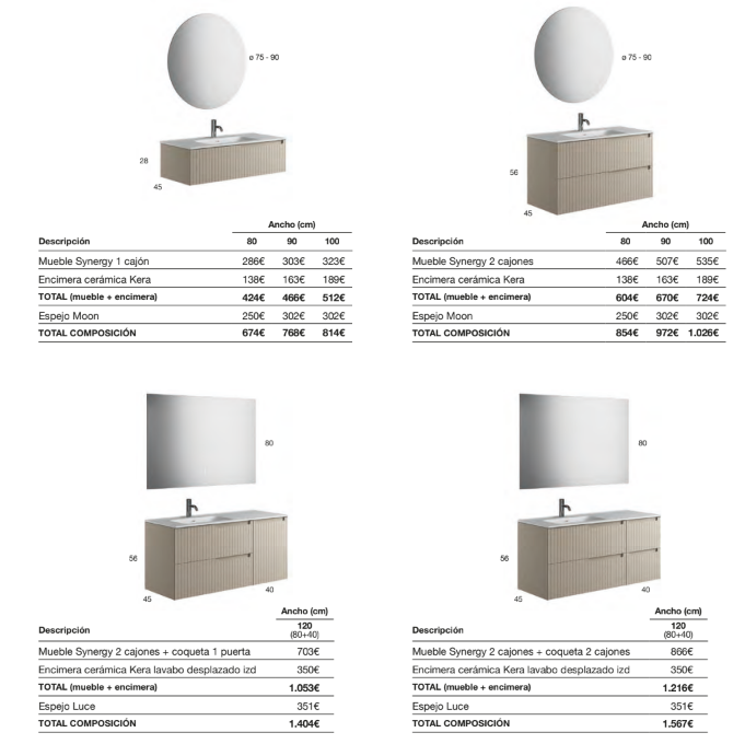 Mueble Baño Moderno 504